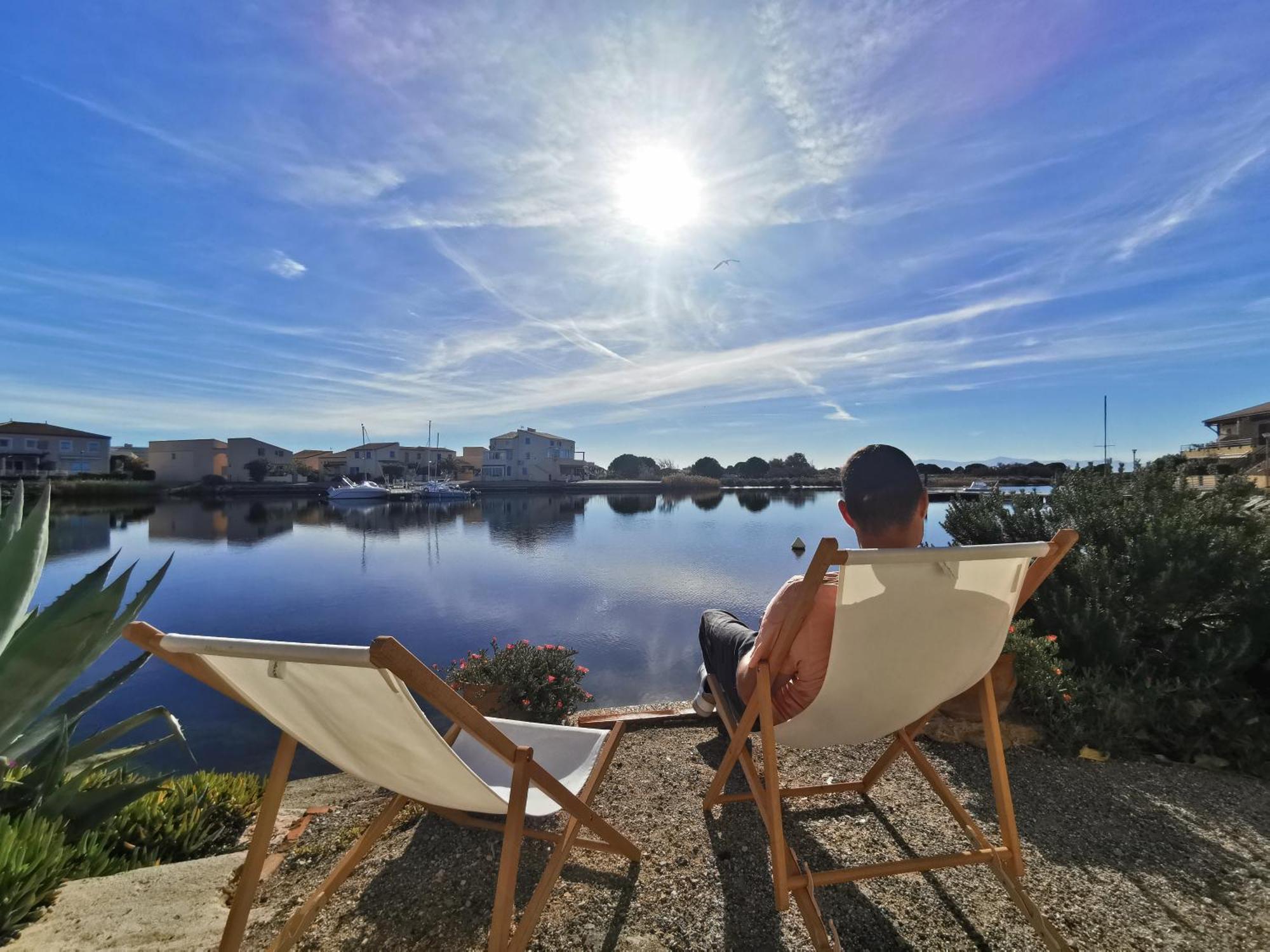 Appartement Coup De Coeur Les Pieds Dans L'Eau Le Barcarès Exterior foto