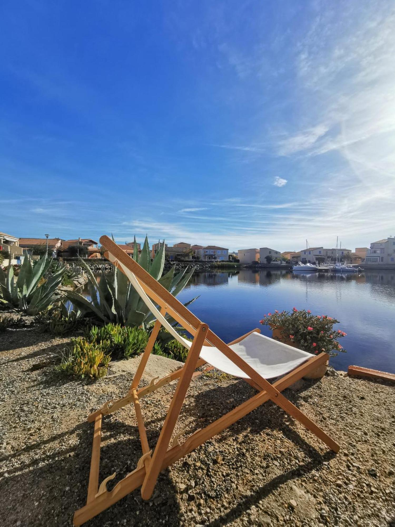 Appartement Coup De Coeur Les Pieds Dans L'Eau Le Barcarès Exterior foto